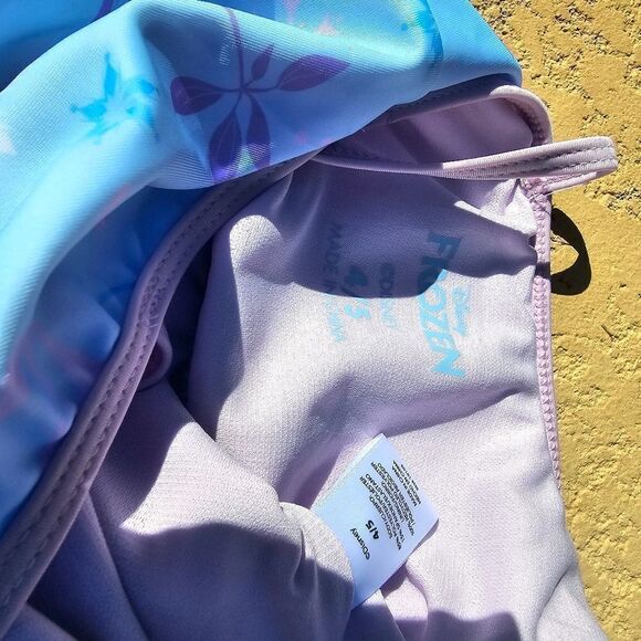 Disney's Frozen one-piece cutout tie back swimsuit - Picture 10 of 16